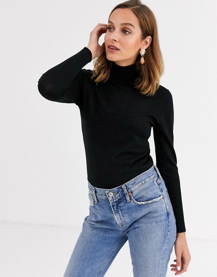 Gianni Feraud Rollneck Sweater In Black