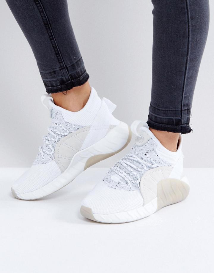 Adidas Originals Tubular Rise Sneakers In White - White