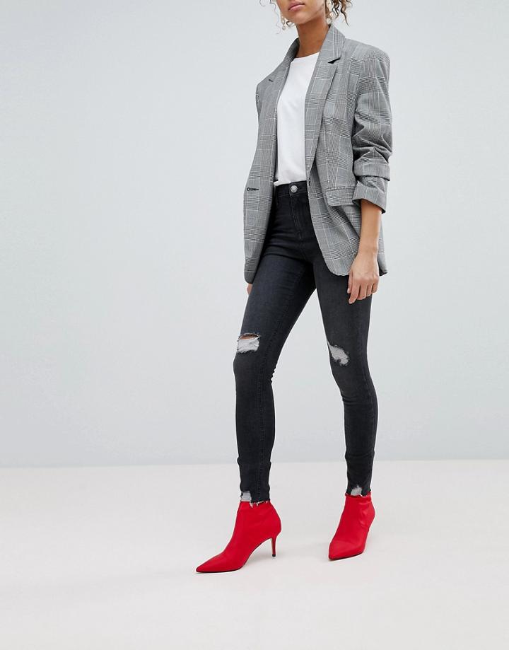 Miss Selfridge Lizzie Skinny Jeans - Black