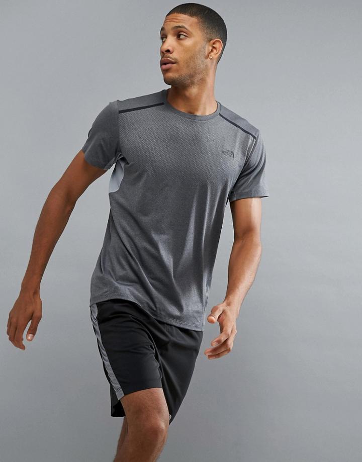 The North Face Mountain Athletics Kilowatt Running T-shirt In Mid Gray - Gray