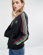 Adidas Originals Primary Three Stripe Bomber Jacket - Black