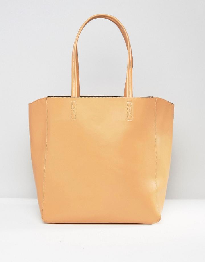 Asos Tote Shopper Bag - Brown