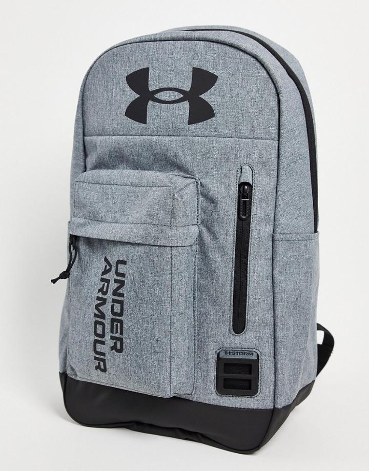 Under Armour Halftime Backpack In Gray-grey