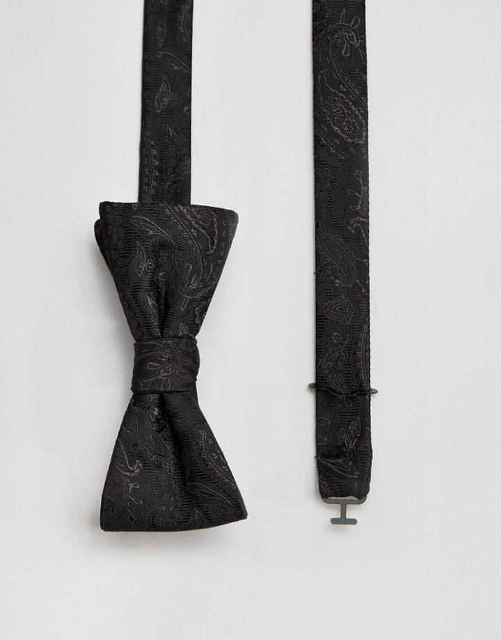 Jack & Jones Bow Tie Paisley - Black
