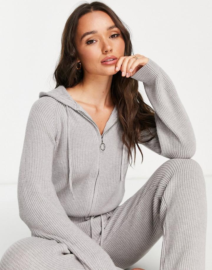 Accessorize Beach Lifestyle Zip Hoodie In Gray - Part Of A Set