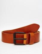 Esprit Leather Casual Belt - Brown