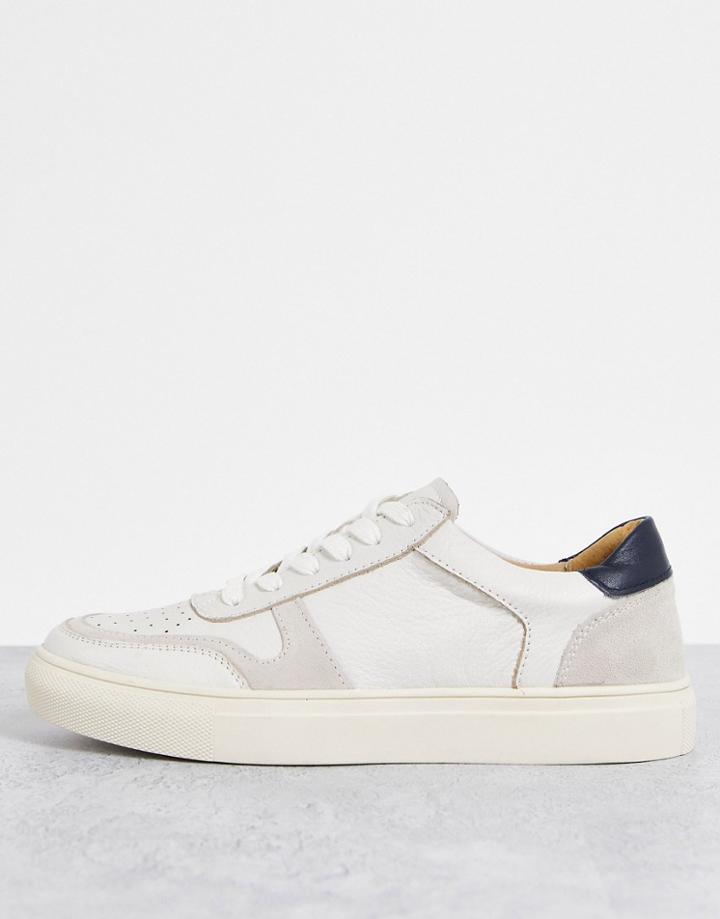 Gianni Feraud Smart Sneakers In Cream-neutral