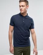 Selected Homme Popper Polo - Navy