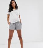 Asos Design Maternity Sweat Short-gray