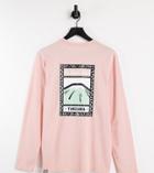 The North Face Faces Long Sleeve T-shirt In Pink Exclusive At Asos