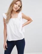 Miss Selfridge Tie Strap Cami - Gray