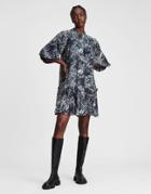 Allsaints Arila Grizedale Mini Dress In Gray