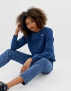 K Way Augustine Logo Sweater - Blue