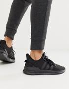 Adidas Originals U-path Run Sneakers In Triple Black