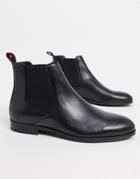 Hugo Boheme Leather Chelsea Boots In Black