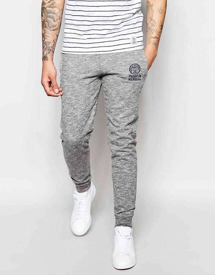 Franklin & Marshall Tracksuit Joggers - Sport Gray Melange
