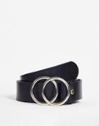 Bolongaro Trevor Classic Leather Belt In Black