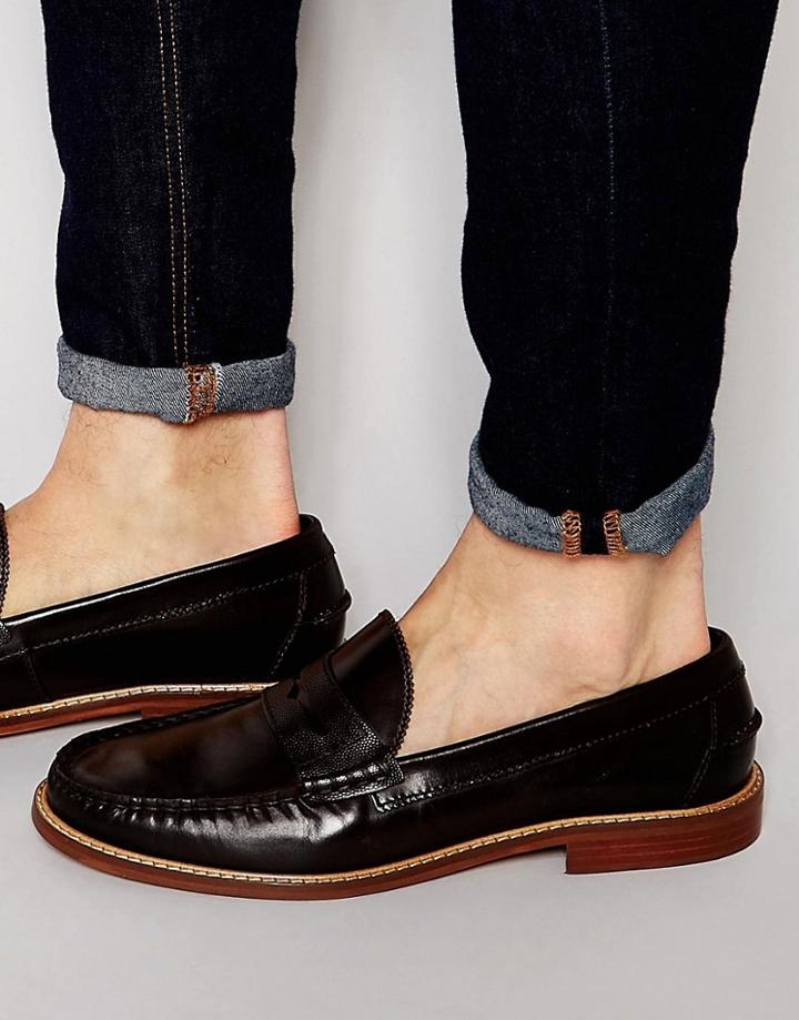 Kurt Geiger Harvey Loafers - Red