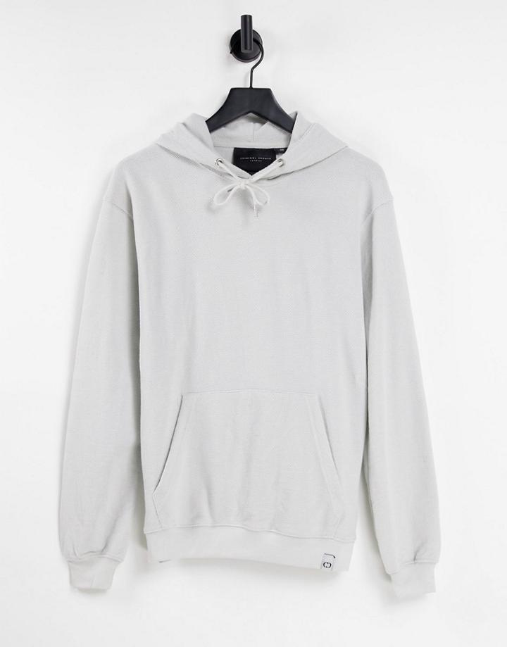 Criminal Damage Oversized Hoodie In Gray - Part Of A Set-grey