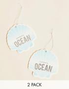 Typo 2 Pack Clam Shell Air Fresheners - Multi