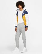 Nike Club Fleece Cuffed Sweatpants In Gray Heather