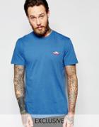 Penfield T-shirt With Mountain Logo In Blue Exclusive - Federal B