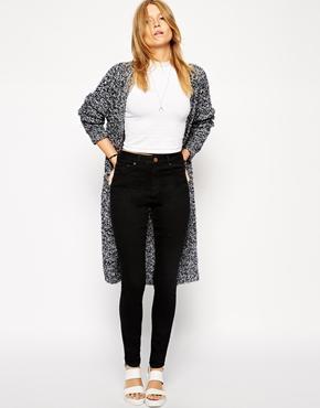 Asos Ridley Skinny Jeans In Clean Black - Black