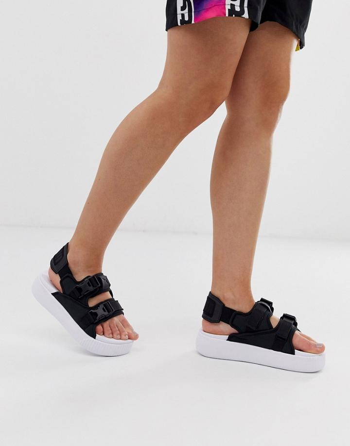 Puma Platform Slide Black Sandals