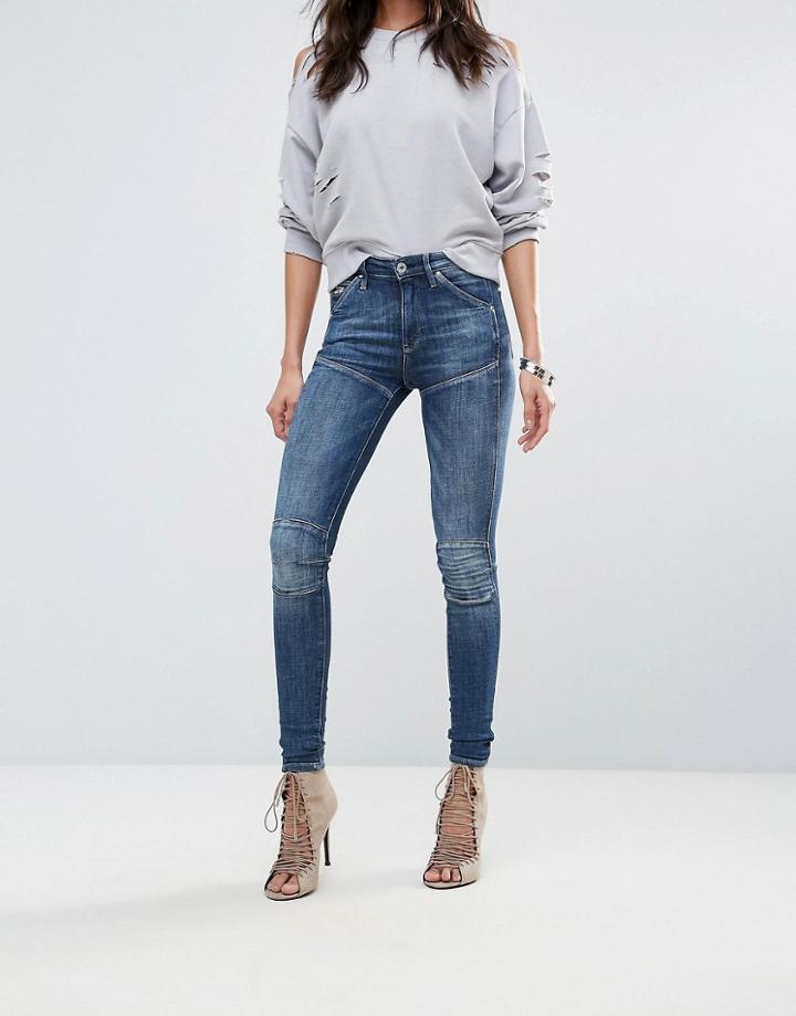 G-star 5620 Ultra High Super Skinny Jeans - Navy