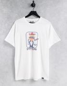 Vintage Supply Sunset Saloon T-shirt In White