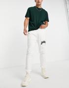 Topman Set Alabama Print Sweatpants In Gray-grey