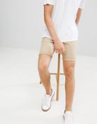 New Look Chino Shorts In Stone - Stone