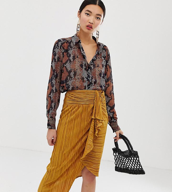 Warehouse Shirt In Snake Print - Multi