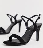 New Look Wide Fit Stiletto In Black - Black