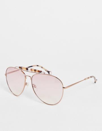 Tommy Hilfiger Aviator Sunglasses In Pink Th 1808/s
