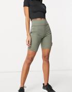 Asos 4505 Icon Booty Cut Legging Short-green