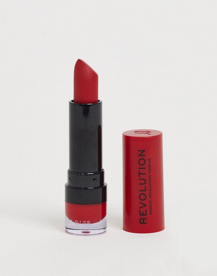 Revolution Matte Lipstick - Ruby-no Color