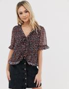 The East Order Saskia Ditsy Floral Top-multi
