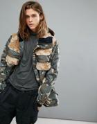 Dc Shoes Snow Haven Camo Jacket With 15k Water Defense - Green