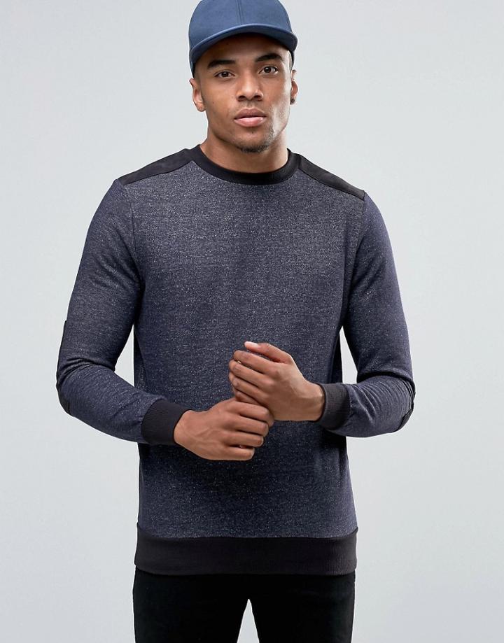 New Look Sweatshirt In Navy - Navy