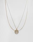 Monki Sovereign Layered Necklace - Gold