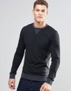 Boss Orange Sweatshirt With Logo Tab In Black - Black