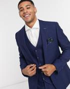 Harry Brown Slim Fit Suit Jacket-navy