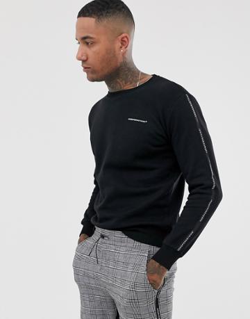 Good For Nothing Muscle Sweatshirt In Black