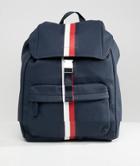 Tommy Hilfiger Block Stripe Backpack In Navy - Navy