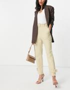 4th & Reckless Buckle Pants In Sand - Part Of A Set-neutral