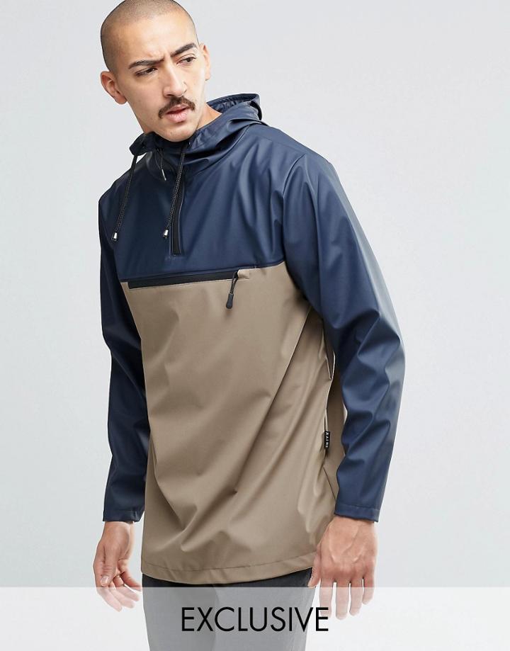Rains Anorak Overhead Jacket Waterproof - Blue