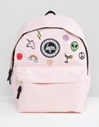 Hype Pink Patches Backpack - Pink