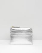 New Look Metallic Cardholder - Silver