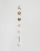 Johnny Loves Rosie Earrings Holidays Gift Box - Gold